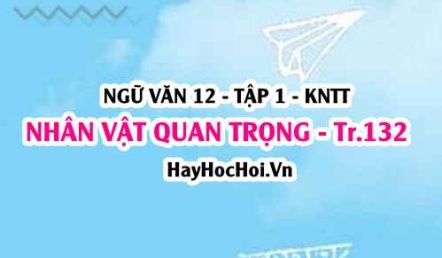 Soạn bài Nhân vật quan trọng trang 132 Ngữ văn lớp 12 tập 1 Kết nối tri thức